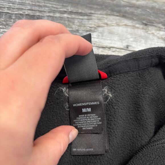 The North Face Glacier Black Womens Medium Quarter Zip Pullover Fleece‎ Pullover - Picture 5 of 8